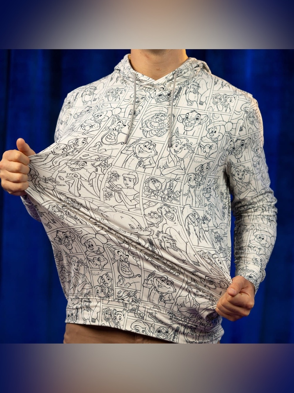 RSVLTS X Disney Disney100 "Drawn to Life" Performance Hoodie Character Sketch XL